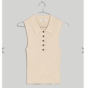 Madewell Owen Polo Sweater Tank
